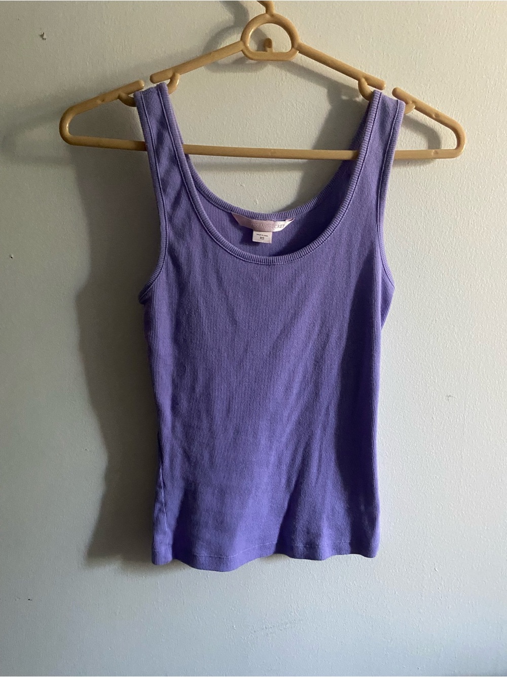 Victoria's Secret Lavender Ribbed Tank Top